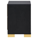 Marceline 2-drawer Nightstand Black