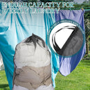 Aliceset 4 Pcs 24 x 36 Inches Mesh Laundry Bags with Drawstring Black Heavy Duty Mesh Laundry Bag with Handles Machine Washable Sheet for College Dormitory Family and Apartment Dwellers by TinyTreasures Baby Boutique