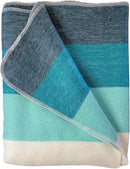 LATITUDE ZERO Alpaca Wool Throw Blanket | Warm, Ultra-Soft, Breathable, Non-Itchy Blanket-Throw | Hypoallergenic and Beautiful Fabric (Aquamarine) by CozyNest Decor
