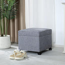 Adeco Storage Ottoman by CozyNest Decor
