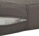 Classic Accessories Ravenna Water-Resistant 23 x 23 x 5 Inch Square Patio Seat Cushion Slip Cover & Foam, Dark Taupe, Lounge Chair Cushion by GreenHaven Gardens