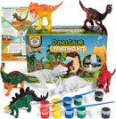 STEM.org Dinosaur Painting Kit for Kids with Dino Trivia-Dinosaur Crafts for Kids Ages 3-5 + w/ 2 T-Rex Set - Screen Free, Educational Gifts for Boys by TinyTreasures Baby Boutique