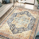Keen Home Design 6x9 Rug - Machine Washable Area Rug with Non-Slip Backing, Ideal for Living Room, Dining Room, Bedroom - Vintage, Easy Clean, Durable, Low Pile Rug - (6' x 9') by CozyNest Decor
