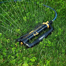 Melnor 65167AMZ XT Turbo Oscillating Sprinkler, 4,500 sq. ft., Quick Connect Bundle, 3-Way Adjustable, Black, Yellow by GreenHaven Gardens