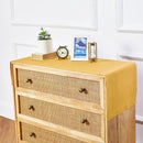 Solino Home Linen Mustard Yellow Table Runner 72 Inches Long - 100% Pure Linen 14 x 72 Inch Table Runner - Fete