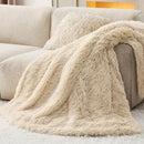 Bedsure GentleSoft Fluffy Beige Throw Blanket for Bed, Faux Fur Gifts Beige Decor Light Tan Khaki Blanket Neutral Decoration for Home, Soft Cozy Fuzzy Plush Thick Warm Sherpa Fleece Cute Stuff, 50x60 by CozyNest Decor