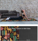 Non Slip Yoga Mat TPE Workout Mat for Men Women, Thick Workout Mat with Carrying Strap, Fitness Mats for Exercise, Yoga, Fitness, Pilates, Floor Workouts (72" x 24" x 6mm) by TinyTreasures Baby Boutique