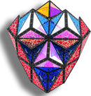 TOSY Magnet Pyramid Stone - 1 Cube Transforms into 1 Billion Shapes, 14 pcs (12 Puzzle pcs and 2 Accessories), 243 Rare Earth Magnets, Holographic Design Magnet Tiles Creative Puzzle STEM Toy, 2-Pack by TinyTreasures Baby Boutique