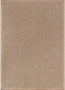 CAMILSON Easy Jute Rug 4x6, Indoor Outdoor Natural Color Fiber Area Rugs for Living Room Patio and Kitchen Rug Herringbone Seagrass Woven Design Easy-Cleaning Washable Outside Carpet Alfombras 4 x 6