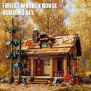 Wood Cabin Building Blocks Set with LED Lights, Autumn House Building Toys, Log Cabin Construction Kits, Stem Forest Treehouse Model, Birthday Gift for Adults and Boys Age 8-12(1969Pcs) by TinyTreasures Baby Boutique