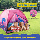 Kids Play Mermaid Tent for Kids, Play Tentes Foldable Pop Up Indoor Outdoor Party Playhouse Tents Toy for Boys Girls-47 * 47 * 41 (Pink) by TinyTreasures Baby Boutique