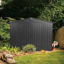 Domi Outdoor Storage Shed 8.2' x 6.2', Metal Steel Utility Tool Shed Storage House with Double Lockable Doors & Air Vent for Backyard Garden Patio Lawn by GreenHaven Gardens