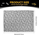 eZAKKA Halloween Table Cloth, Spider Webs Tablecloths Black Tablecloth Lace Fabric Table Cloths Spooky Cover for Rectangle Tables for Parties Gothic Halloween Home Decorations, 60x84 Inch by CozyNest Decor