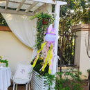 Easter Windsock Bunny Wind Socks Enduring Wind Socks for Outdoor Hanging Yard and Party Winter Festival Garden Décor 44.9 Inch by GreenHaven Gardens