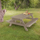 highwood Hometown Picnic Table, 6 Foot, Woodland Brown by GreenHaven Gardens