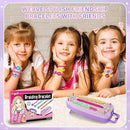 Dpai Friendship Bracelet Making Kit for Girls,DIY Arts and Crafts Toys,Jewelry String Maker Kit,The Best Birthday Gifts Ideas for Girls 6 7 8 9 10 11 12+ Years Old（Double Purple by TinyTreasures Baby Boutique