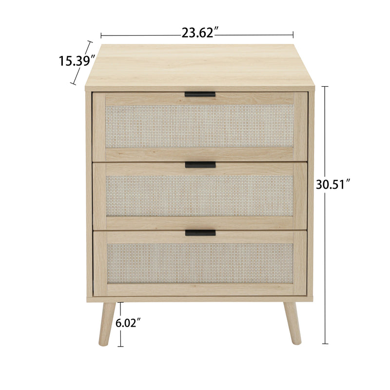 3 Drawer Cabinet, Suitable for Bedroom, Living Room, Study