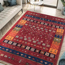 Keen Home Design 6x9 Rug - Machine Washable Area Rug with Non-Slip Backing, Ideal for Living Room, Dining Room, Bedroom - Vintage, Easy Clean, Durable, Low Pile Rug - (6' x 9') by CozyNest Decor