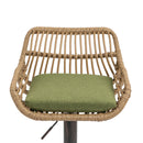 Modern Swivel Bar Stools Adjustable Counter Chairs With Footrest (Set of 2) by HouseOfZazla
