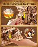 ROKR 3D Wooden Puzzles for Adults,Wooden Cuckoo Clock Model kit,435 Piece 3D Puzzles,Ideal Gift for Adults and Teens by TinyTreasures Baby Boutique