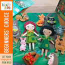 CRAFTILOO Woodland Sewing Kit for Kids, Fun and Educational Fairytale Craft Set for Boys and Girls Age 8-12, Sew Your Own Felt Forest Animal Craft Kit for Beginners by TinyTreasures Baby Boutique