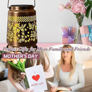KY&BOSAM Solar Lanterns Outdoor Waterproof Hummingbird & Butterfly Lantern Garden Decor Birthday Gifts for Women Mom Metal Solar Lights Outdoor Lantern Hanging Outside for Yard Backyard Pathway Patio by GreenHaven Gardens