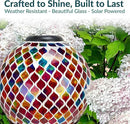 Sunnydaze 10-Inch Solar Gazing Ball for Garden - Glass Outdoor Gazing Globe - Summer Trellis by CozyNest Decor