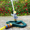 Heavy Duty Metal Pulsating Sprinkler for Yard - 360 Degree Roating Automatic Water Sprinkler for Lawn with Metal Base, Pulsating Impact Sprinklers for Large Area Covers Up to 85‘ Diameter by GreenHaven Gardens