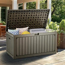 YITAHOME 90 Gallon Double-Wall Deck Box with Side Handles, Outdoor Large Storage for Patio Furniture Cushions, Garden Pool Accessories, Water Resistant & Lockable by CozyNest Decor