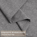 150 Inches Extra Wide Room Divider Draperies, Pinch Pleat Drapes, Absolutely Blackout Sliding Door Drapery, Total Privacy Ceiling Track Curtains, 150" W by 102" L, Gray (1 Panel) by CozyNest Decor