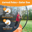 JUMPZYLLA Trampoline Outdoor 8FT 10FT 12FT 14FT 15FT 16FT with Enclosure and Ladder, ASTM Approved Recreational Trampoline for Kids and Adults, Anti-Rust Coated Frame by TinyTreasures Baby Boutique