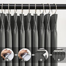 KEQIAOSUOCAI Blackout Pinch Pleated Curtains 90 Inches Long, Privacy Window Drapes for Living Room/Dining Room/Bedroom, 72 Inch Wide x 90 Inch Long,Grey Color, Pleat with Hooks, 2 Panels by TinyTreasures Baby Boutique