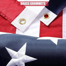 American Flag 10x15 Ft, Outdoor Premium US Flags, Heavy Duty Durable, 420D Oxford Nylon, Embroidered Stars, Brass Grommets by GreenHaven Gardens