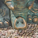 Christopher Knight Home Salome Elephant Garden Stool, Copper Patina by CozyNest Decor