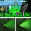 Green Solar Spot Lights Outdoor, 2 Pack Solar Landscape Spotlights IP65 Waterproof 9.8ft Cable, Auto On/Off Outdoor Wall Lights for Garden Yard Driveway Porch Walkway Pool (1-in-1) by GreenHaven Gardens