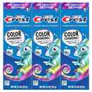 Crest Advanced Kid's Fluoride Toothpaste, Bubblegum Flavor, 4.2 oz, 3 Count, Color-Changing Anticavity Toothpaste by TinyTreasures Baby Boutique