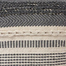 REDEARTH · Tufted Pouf Ottoman with Filler Textured Storage Cube Bean Bag Pouffe Footrest for Living Room, Bedroom, Nursery, Kidsroom; 100% Cotton (17.5"X17.5"X17.5", Precis Descant Gray) by CozyNest Decor