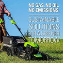 Greenworks 40V 21" Brushless Cordless (Self-Propelled) Lawn Mower (75+ Compatible Tools), 5.0Ah Battery and Charger Included by GreenHaven Gardens
