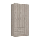 Walker Edison | 3 Door Armoire Storage Cabinet