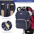 Diaper Bag Backpack, Diaper Bags for Baby Girls Boys, Baby Bags for Moms Dads, Nappy Changing Bag with Insulated Pockets,Multi-functional Waterproof Backpack with Stroller straps-Blue by TinyTreasures Baby Boutique