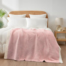 Snuggle Sac Buttery Pink Throw Blanket for Couch, Reversible Super Soft Knitted Blankets, Warm Cozy Knit Fuzzy Plush Lightweight Throws Dupes for Sofa, Bed, Picnic, Pink, 50 x 70 inches by TinyTreasures Baby Boutique
