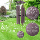 ASTARIN 36" Deep Tone Personalized Wind Chime Memorial, Tree of Life Custom Sympathy Gifts for Loss of Mom/Dad, Bird Remembrance Wind Chimes for Grieving Funeral Condolences(Produced in USA) by CozyNest Decor