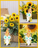 iStatue Garden Gnomes Outdoor Clearance with Solar Bee Lights - 9.5'' Resin Figurine Honeycomb Sunflower Spring Summer Decoration for Home Garden Decor Lawn Ornaments (Mr Bee Gnome) by GreenHaven Gardens