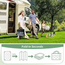 GENIMO Outdoor Rug 5' x 8' Waterproof for Patio Clearance, Reversible Plastic Straw Camping Carpet, Lightweight Mats for Rv, Backyard, Deck, Porch, Picnic, Beach, Balcony, Blue & White by CozyNest Decor