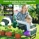Garden Kneeler and Seat Gardening Stool Heavy Duty Garden Kneeling Bench with Handles Seat Bench Comes with Tool Pouch & Gloves Gardening Gifts for Seniors Women & Men (Green) by GreenHaven Gardens