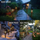 Dazzle Bright Solar Pathway Lights Outdoor, 12 Pack LED Warm White Waterproof Solar Powered Landscape Lights for Walkway Driveway Lawn Patio Yard Garden by GreenHaven Gardens