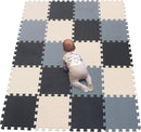 YIMINYUER® 20 Tiles (30cm×30cm×1cm Each Tile) Baby Soft Puzzle Play Mats, Kids Thick EVA Foam Floor, Toddlers & Children's Soft Interlocking Mat R04R10R12G301020 by TinyTreasures Baby Boutique