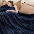 Bedsure GentleSoft King Size Blanket for Bed - Super Soft Cozy Blankets for Women Men Girls, Large Fuzzy Fleece Throw for Bedroom Decor, Navy Blue,108x90 Inches by CozyNest Decor