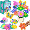 AGENTLAN Art & Craft Activity, Poke Fun Flower Bouquet Craft Kit, Fun & Easy Art Kits for Kids, DIY Garden Kids Activities, Gifts for Girls and Boys 3 4 5 6 7 8 9 by TinyTreasures Baby Boutique