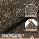 BEQHAUSE Dirt Trapper Door Mat 24"x36" Non-Slip Door Mats Washable Entryway Rugs Stain Resistant Doormat Absorbent Welcome Floor Mat for Front Back Door, Muddy Wet Shoes & Paws,Brown by CozyNest Decor